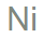 Structural representation of Nickel